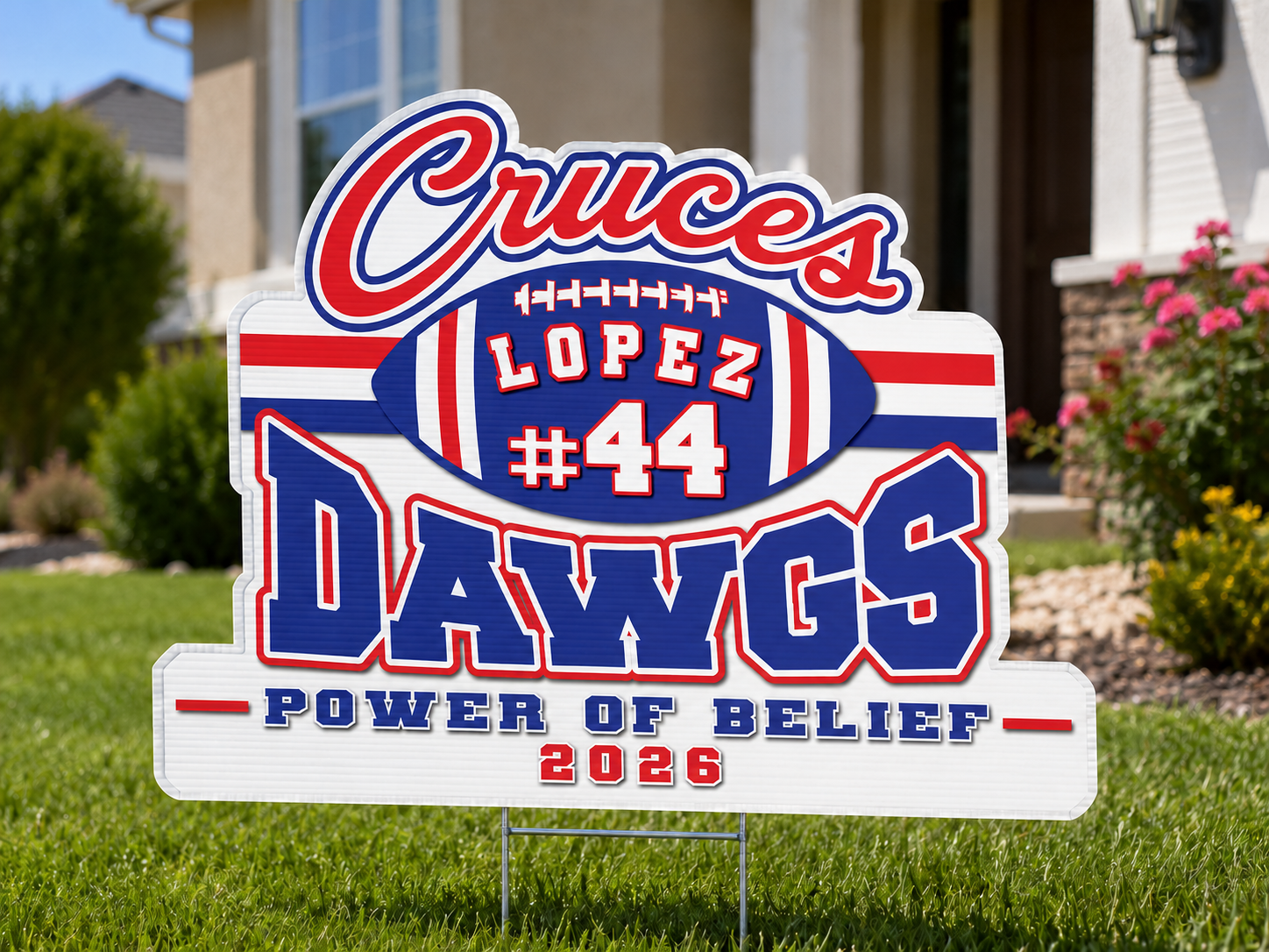 Yard sign template preview